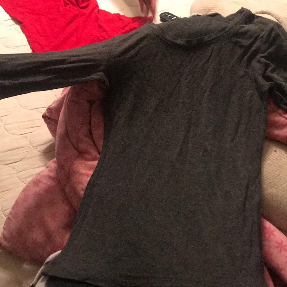 Woman’s Grey Half Sleeve Crew Neck T-shirt